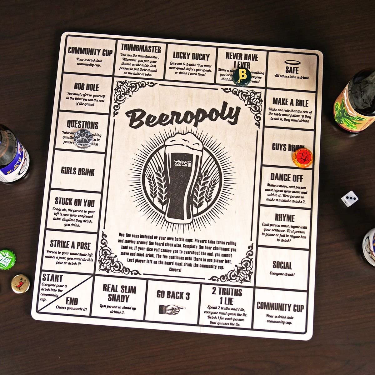 Product image for Beeropoly drinking board game