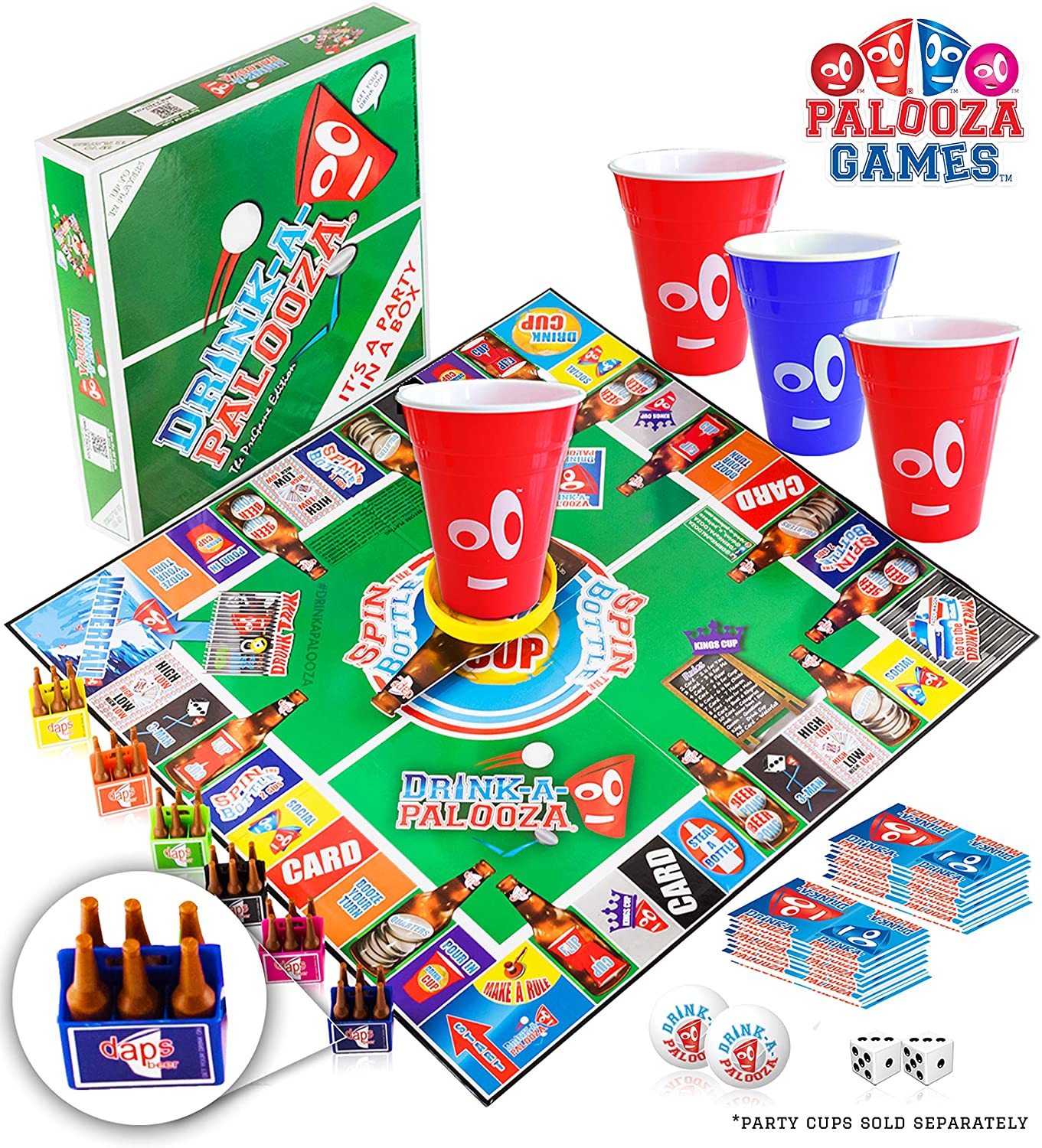Image of drink-a-palooza drinking board game